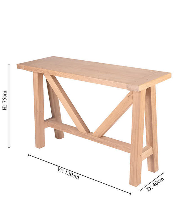 Dibor Harrogate Oak Console Table