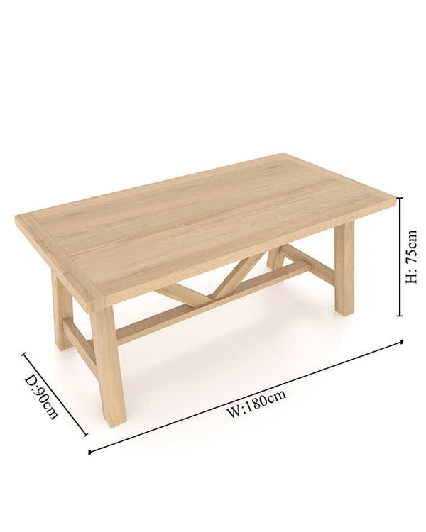 Dibor Harrogate Oak Dining Table