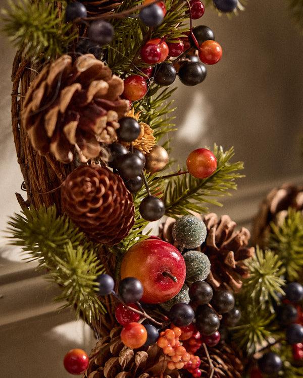 Dibor Harvest Fruits Autumn Berry Wreath 35cm