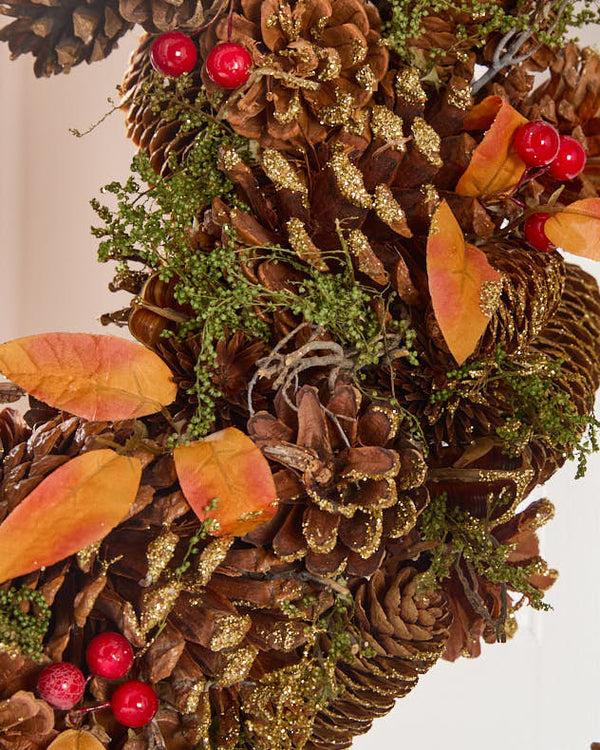 Dibor Haylock Autumn Woodland Wreath 38cm