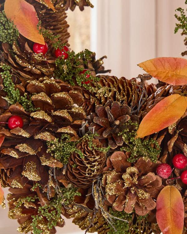Dibor Haylock Autumn Woodland Wreath 38cm