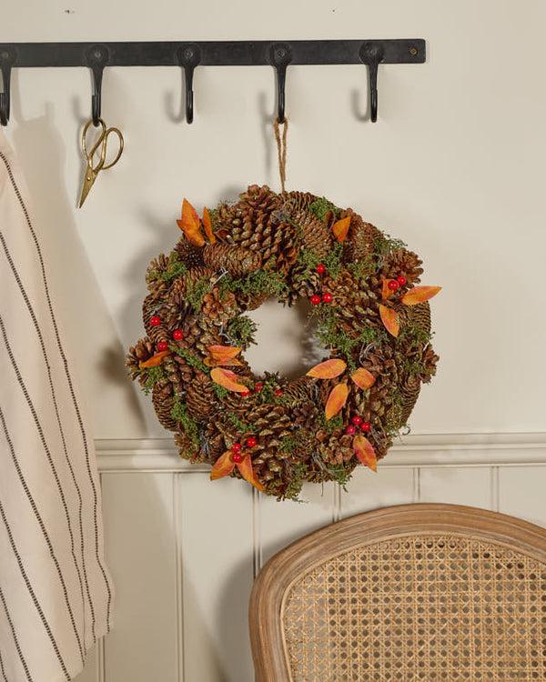 Dibor Haylock Autumn Woodland Wreath 38cm