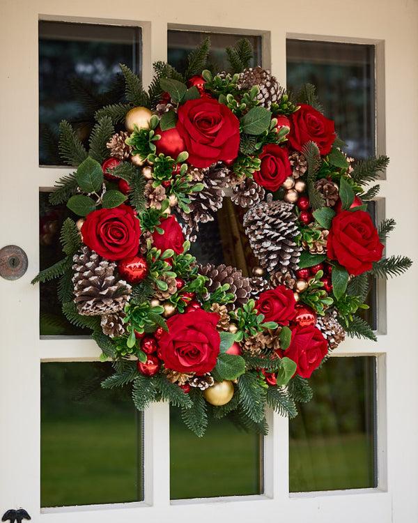 dibor Headley Rose Wreath 52cm