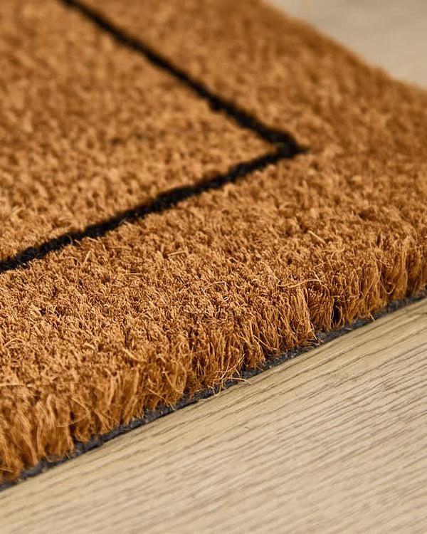 Dibor Hello Heart Natural Coir Doormat