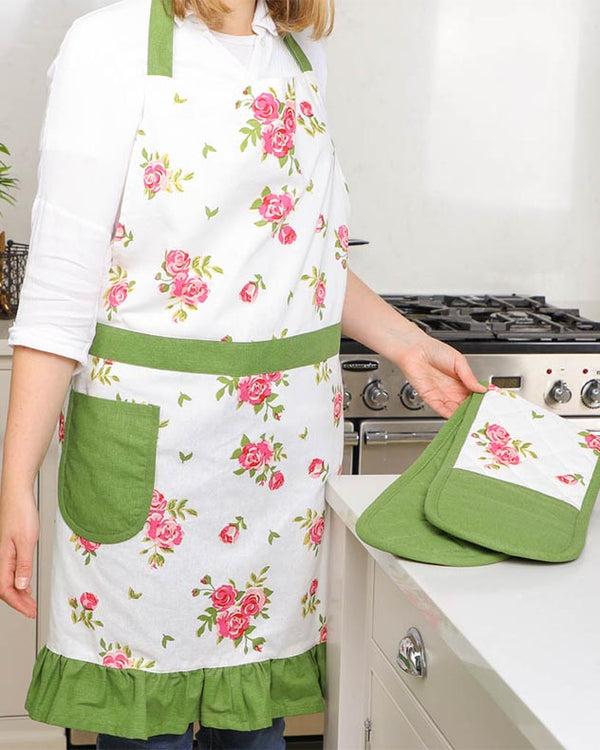 dibor Helmsley Blush Kitchen Apron