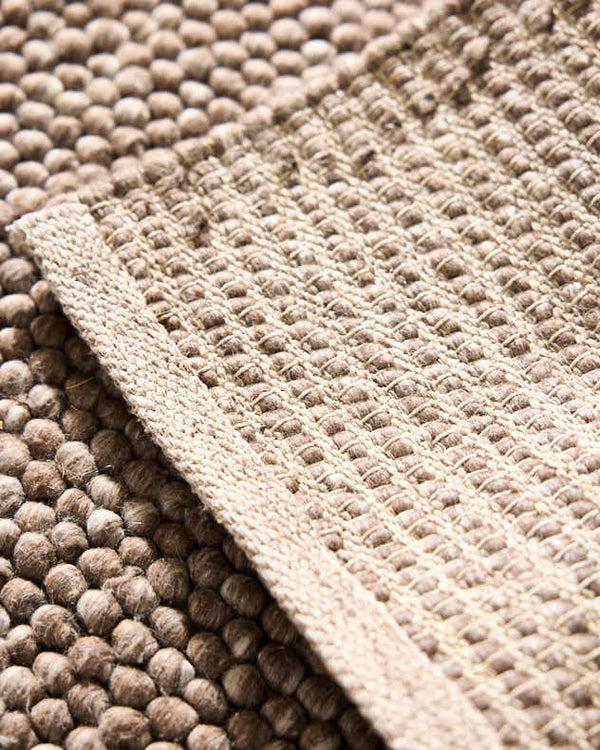 Dibor Heptonstall 120x170cm Taupe Wool Rug