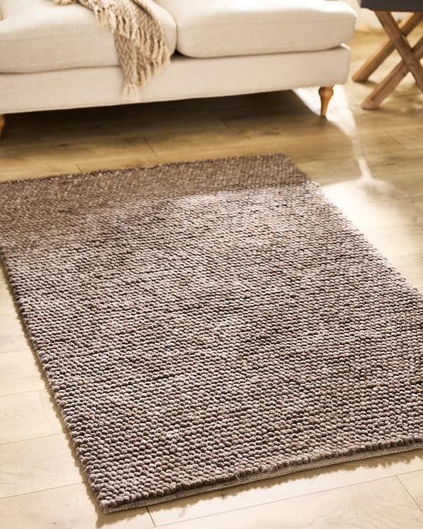 dibor Heptonstall 120x170cm Taupe Wool Rug