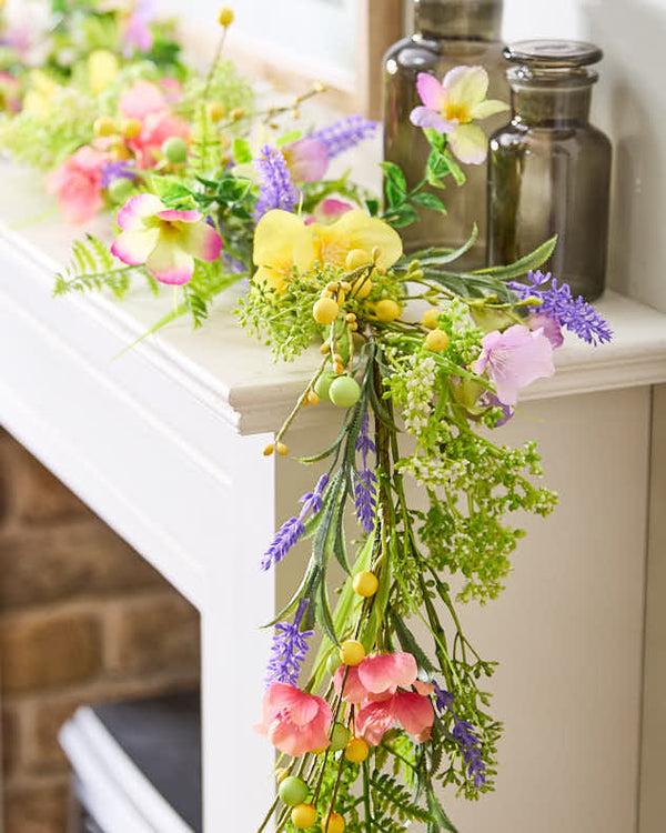 Dibor Hillington Wildflower Garland 180cm