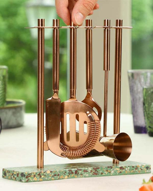 dibor Home Bar Tool Set & Stand