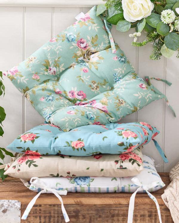 dibor Indoor Floral Seat Pads Collection