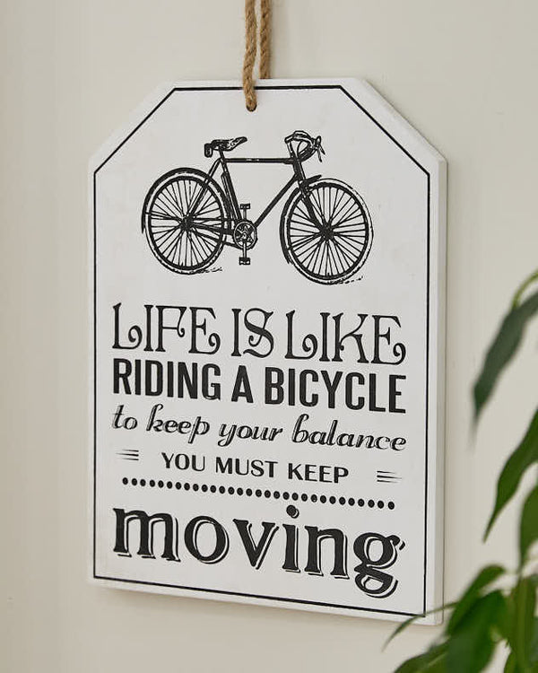 Dibor Inspirational Cycling Hanging Quote Boards
