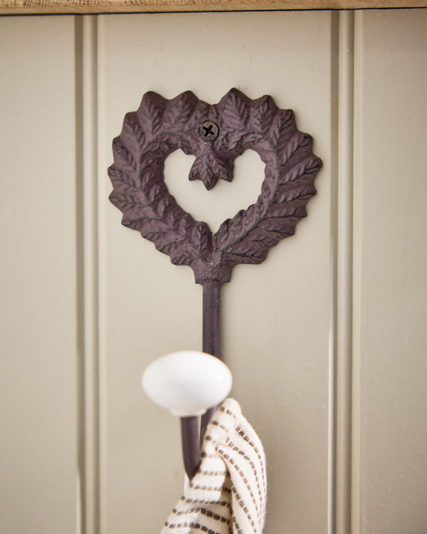 Dibor Isabelle Brown Heart Hook