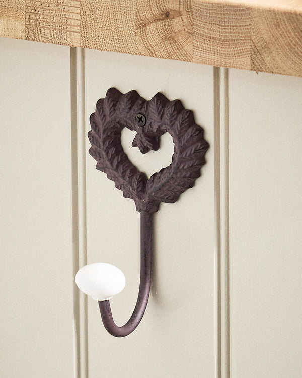 Dibor Isabelle Brown Heart Hook