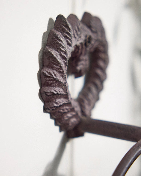 Dibor Isabelle Brown Heart Shaped Towel Ring