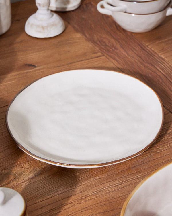 Dibor Ivory Ceramic Tableware Collection