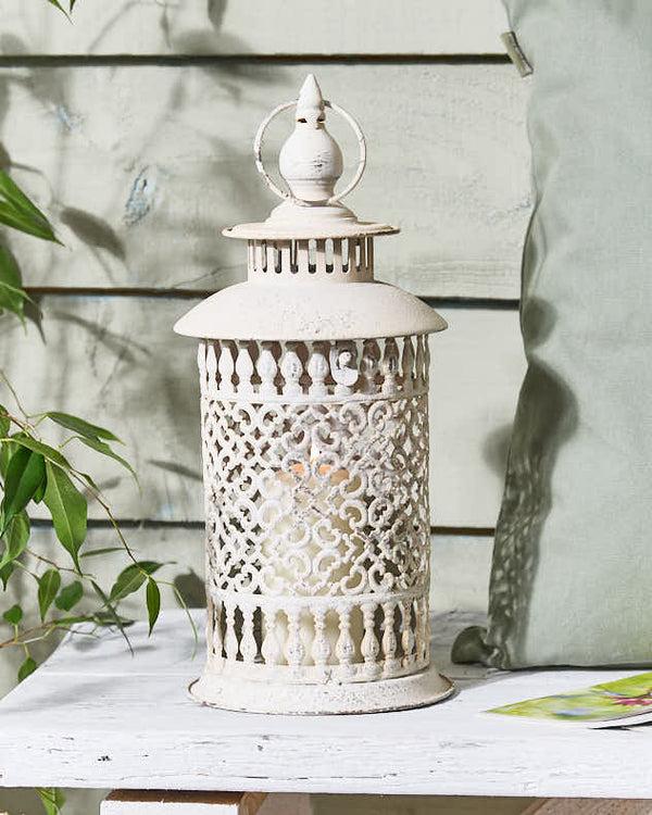 dibor Ivory Moroccan Antique Candle Lantern