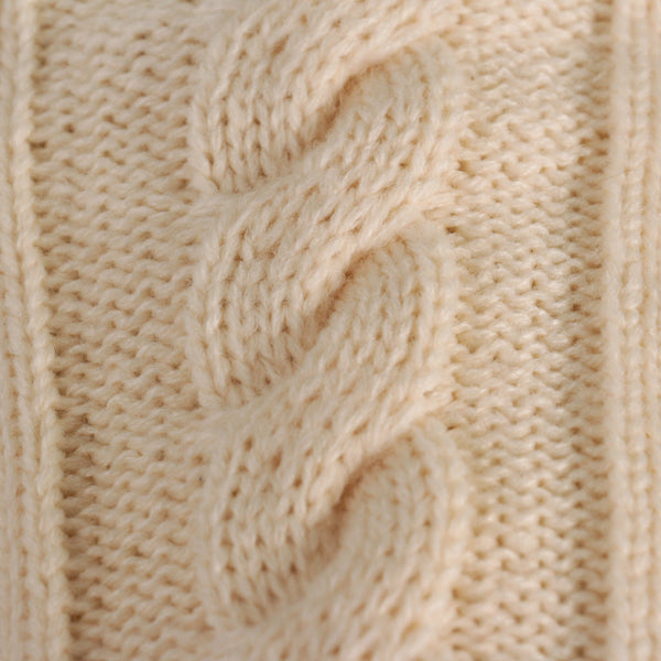 Dibor Ivory Small Knitted Personalised Dog Jumper