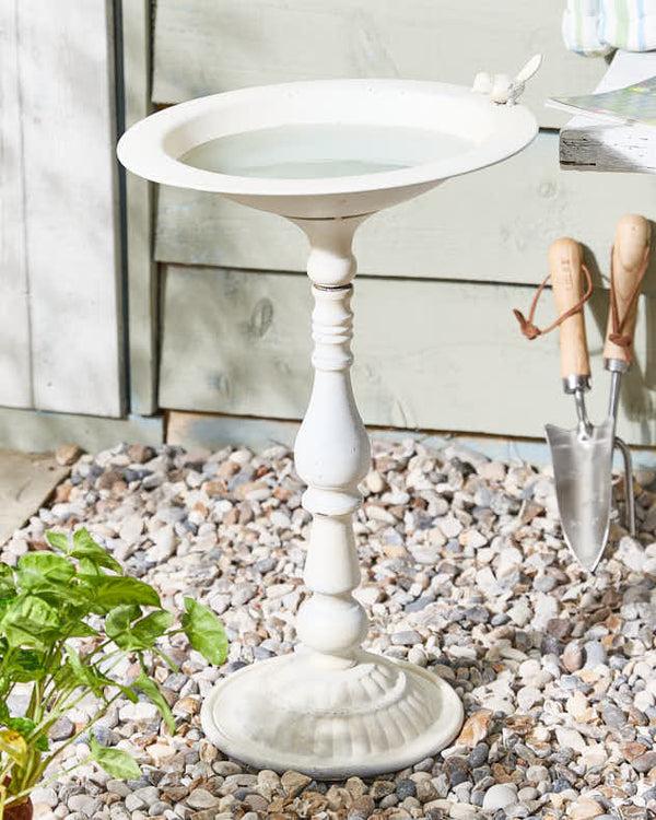 dibor Ivory Standing Bird Feeder