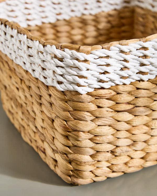 Dibor Kano Water Hyacinth Tray Basket