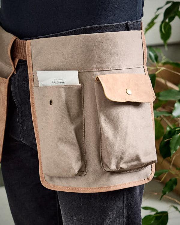 Dibor Khaki Gardening Tool Belt