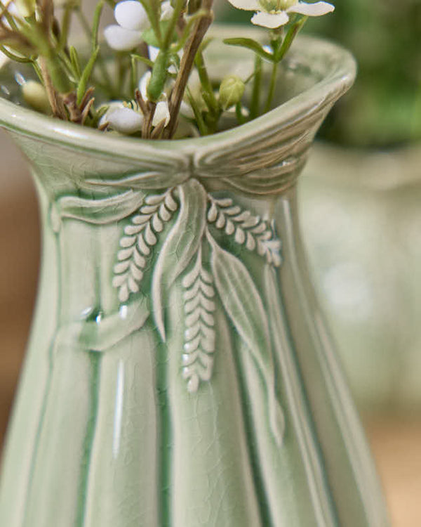 Dibor Kineton Sage Green Tall Vase