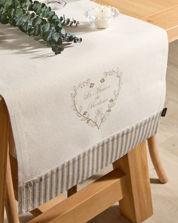 dibor La Maison Bonheur Fabric Table Runner