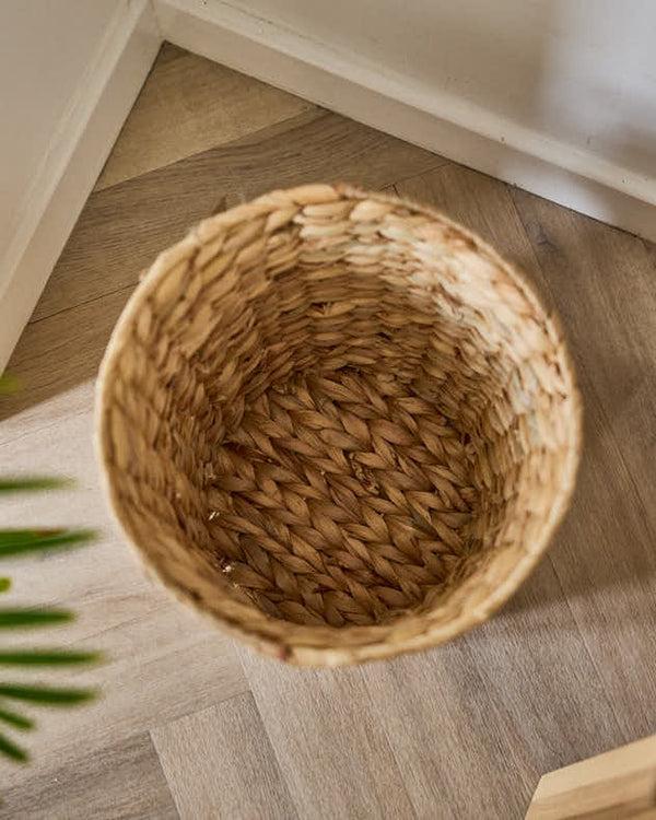 Dibor Lakelyn Water Hyacinth Paper Waste Basket