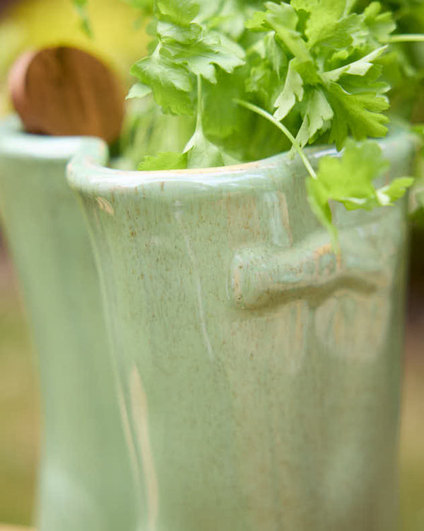 Dibor Large Green Welly Boot Planter
