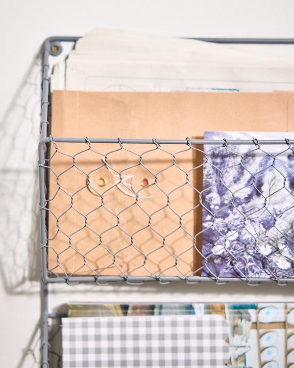 Dibor Large Grey Storage Rack