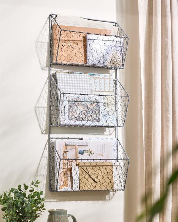 dibor Large Grey Storage Rack