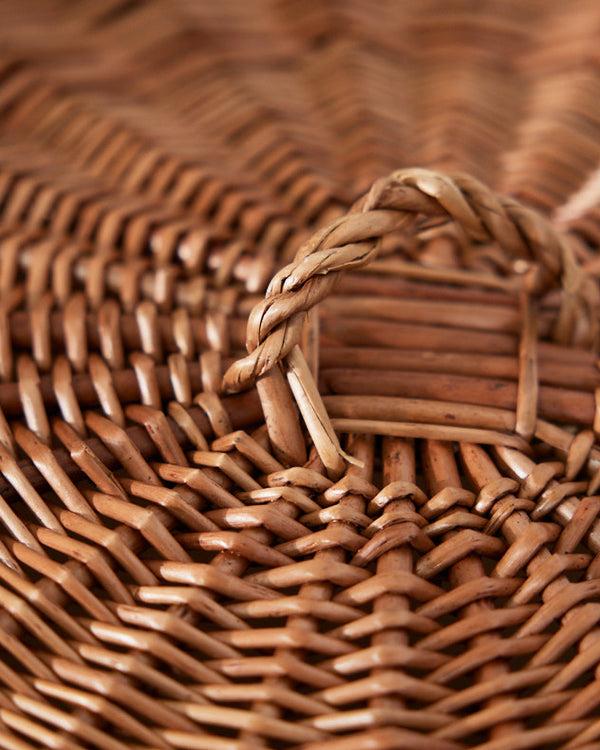 Dibor Large Lined Wicker Storage Basket