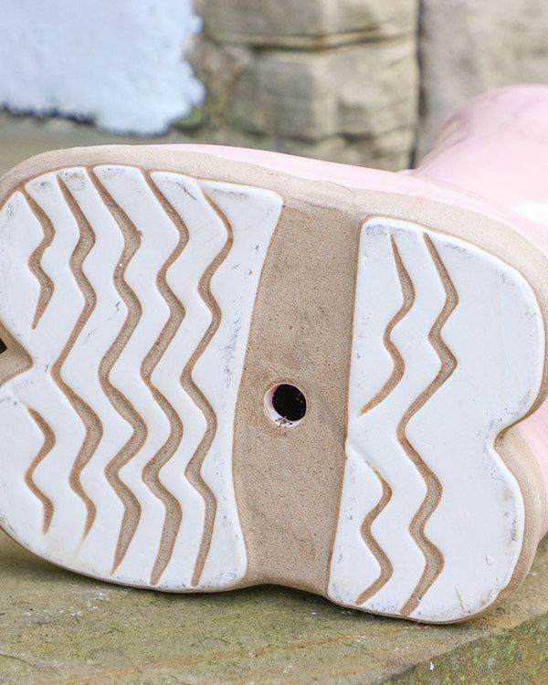 Dibor Large Pink Welly Boot Planter