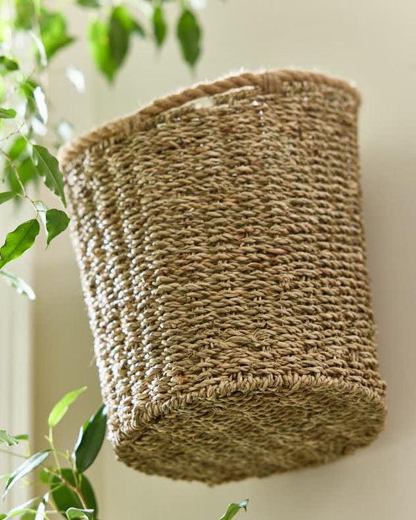 Dibor Large Rope Finish Seagrass Wall Basket