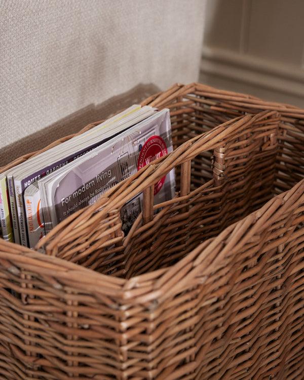Dibor Large Wicker Magazine Basket