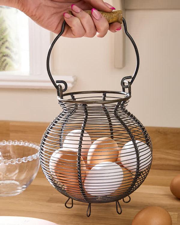 Dibor Large Wire Egg Basket Caddy