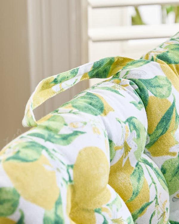 Dibor Lemon Patterned Indoor Bench Mattress