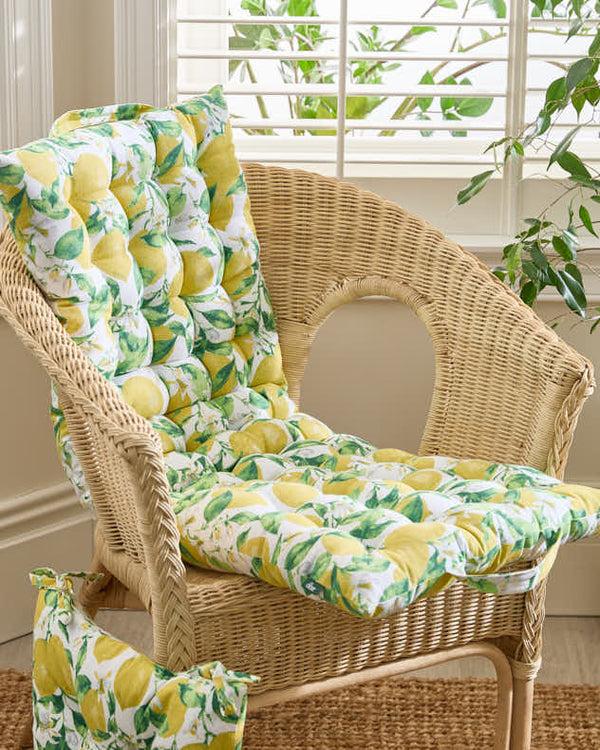 dibor Lemon Patterned Indoor Bench Mattress