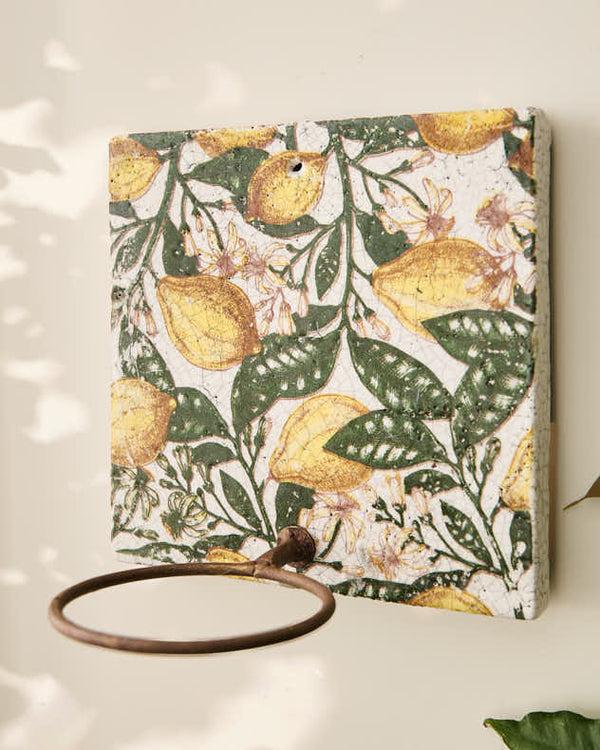 dibor Lemon Tile Pot Holder