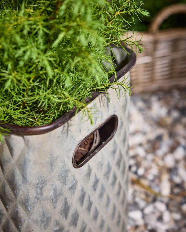 Dibor Levene Set Of 3 Embossed Planters