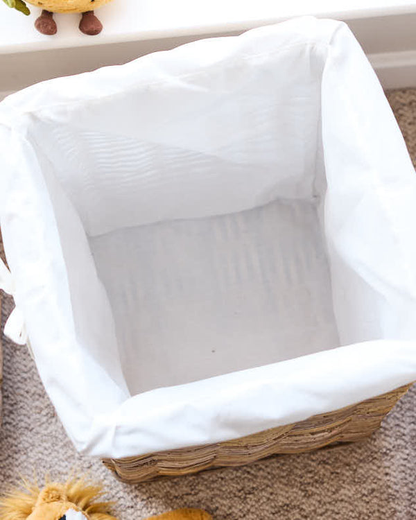 Dibor Lidded Wicker Toy Basket