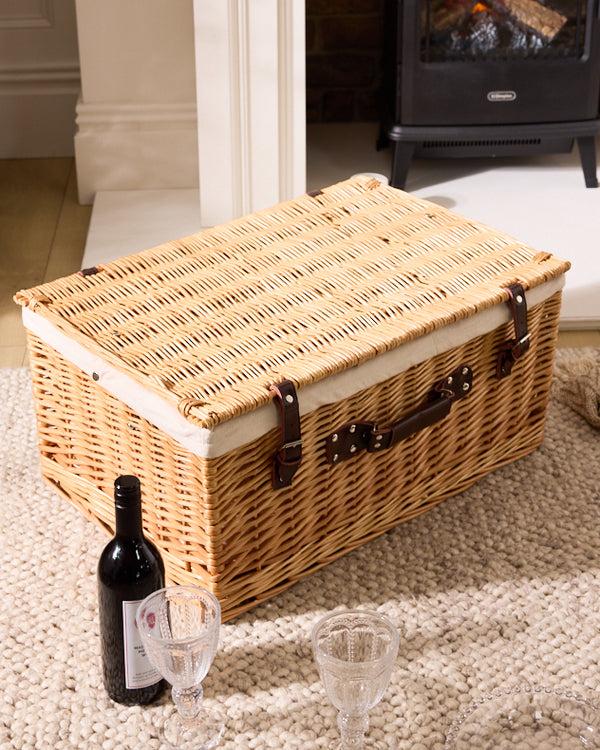 Dibor Light Wash Wicker Hamper Basket