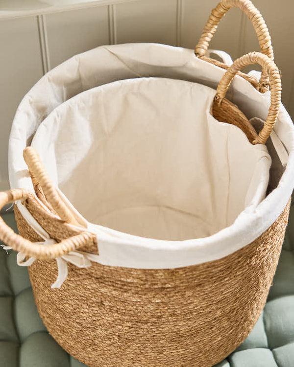 Dibor Lined Seagrass Basket