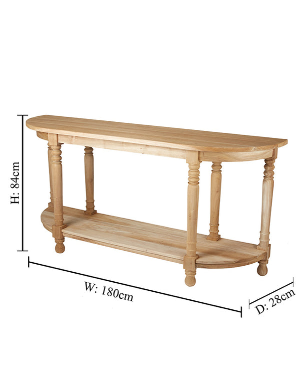Dibor Loire Mahogany Console Table