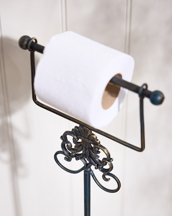Dibor Lorient Standing Iron Toilet Roll Holder