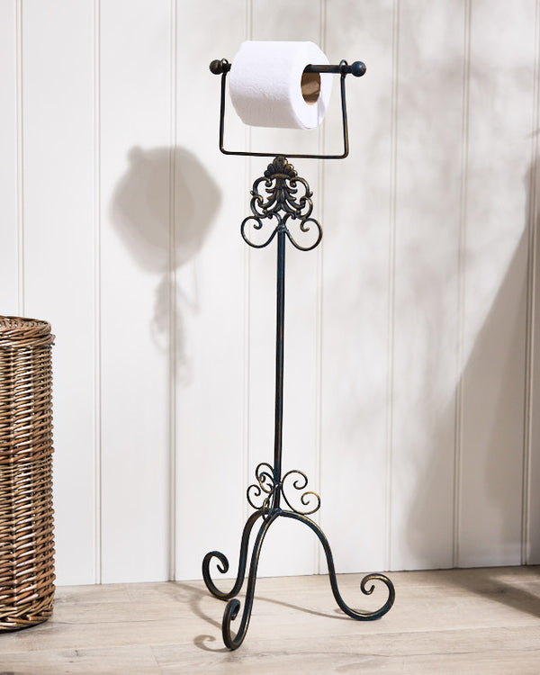 dibor Lorient Standing Iron Toilet Roll Holder