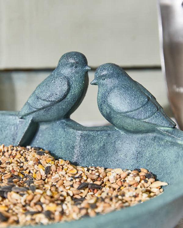 Dibor Love Birds Heart Bird Dish
