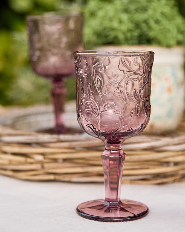 Dibor Lucena Amethyst Wine Glass
