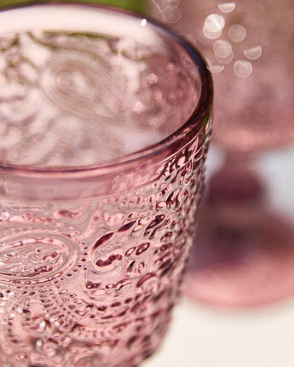 Dibor Lugo Paisley Amethyst Wine Glass
