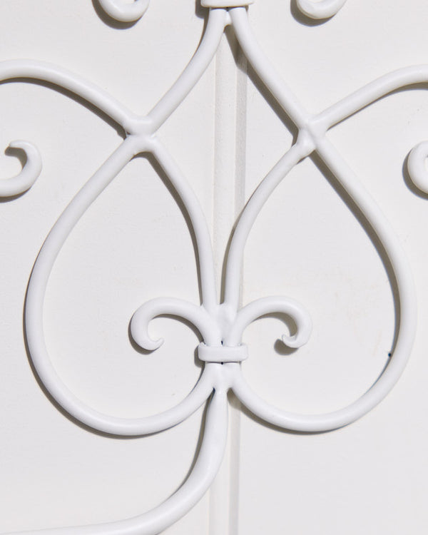 Dibor Lyon White Iron Wall Toilet Roll Holder