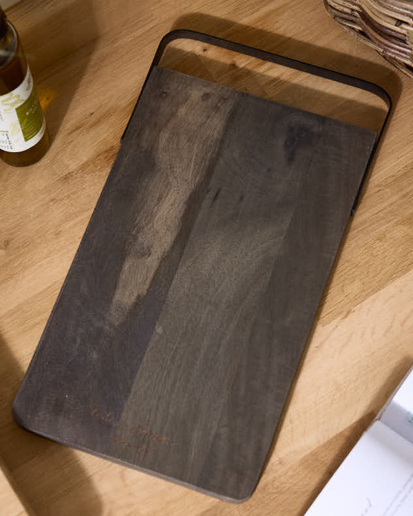 Dibor Mango Wood Serving Board With Handle